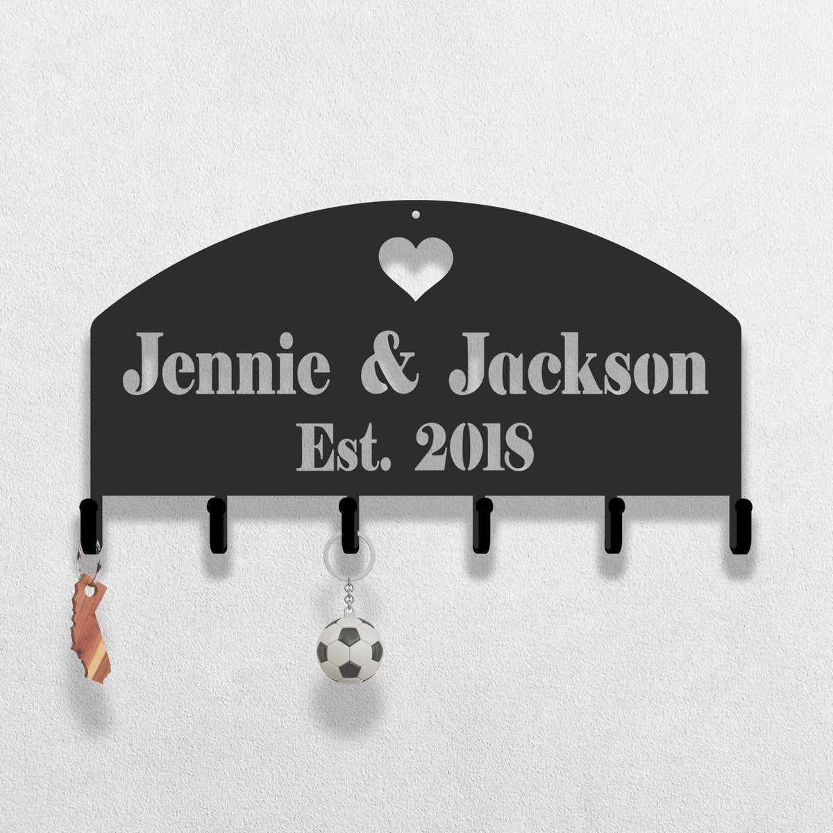Personalized Key Holder Name Key Rack Medal Holder Wall Key Holder Wedding Gift Housewarming Gift Custom Key Hanger Gift For Couple