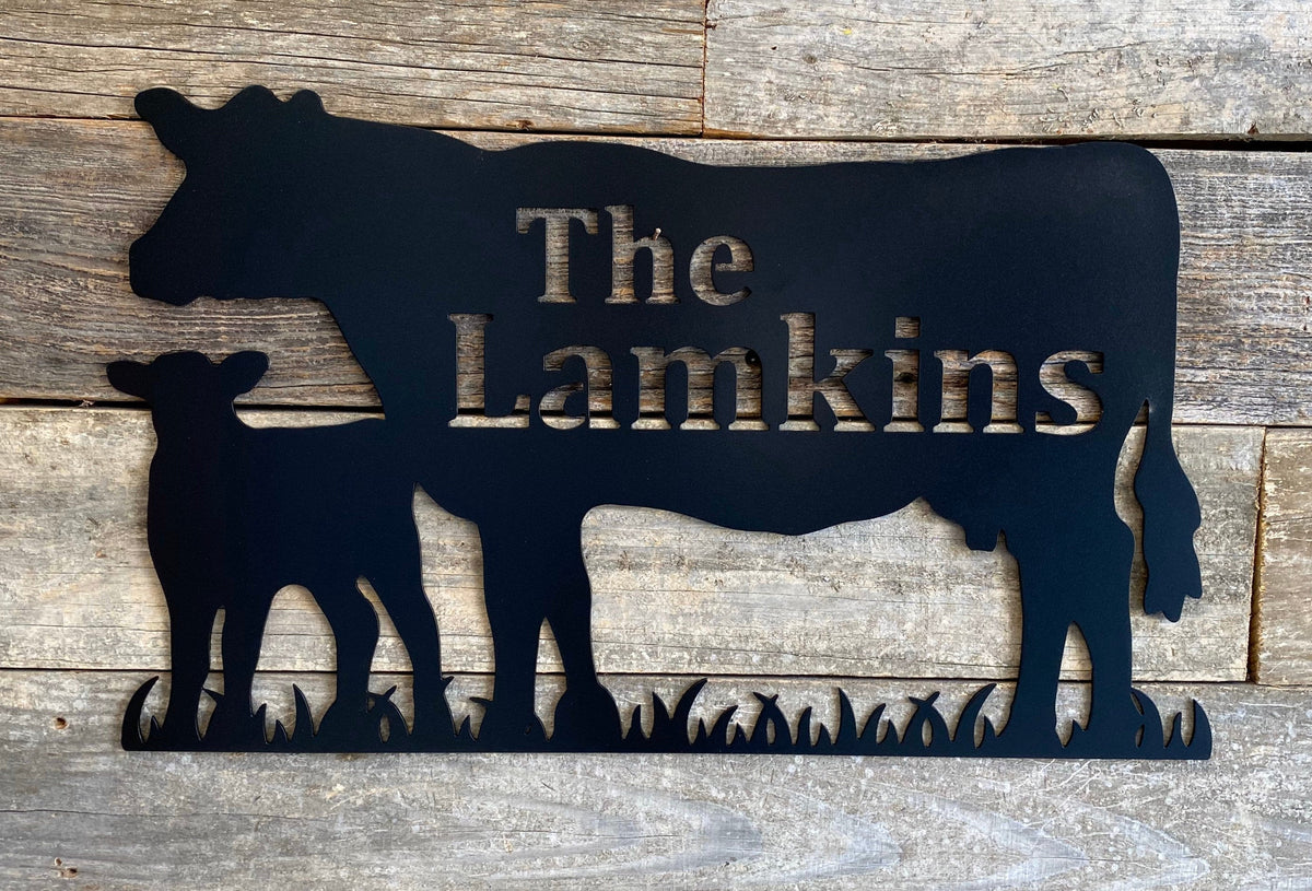 Custom Horse Welcome Sign  Metal Sign Gifts Cut Metal Sign