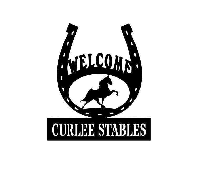 Twh Horshoe Welcome New e Metal Sign