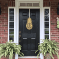 Hello Pineapple Front Door Sign Cut Metal Sign Metal House Sign