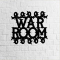 War Room Sign Plasma Cut steel Sign Cnc steel Art Prayer Inspirational Meditation Prayer Room