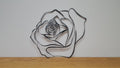 Metal Rose Cut Metal Sign