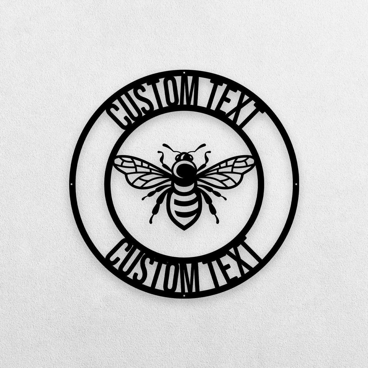 Bee Metal Sign Honey Bee Family Name Established Sign Bee Welcome Metal Sign Bee Keeper Bee Lovers Honey Bee Metal Art