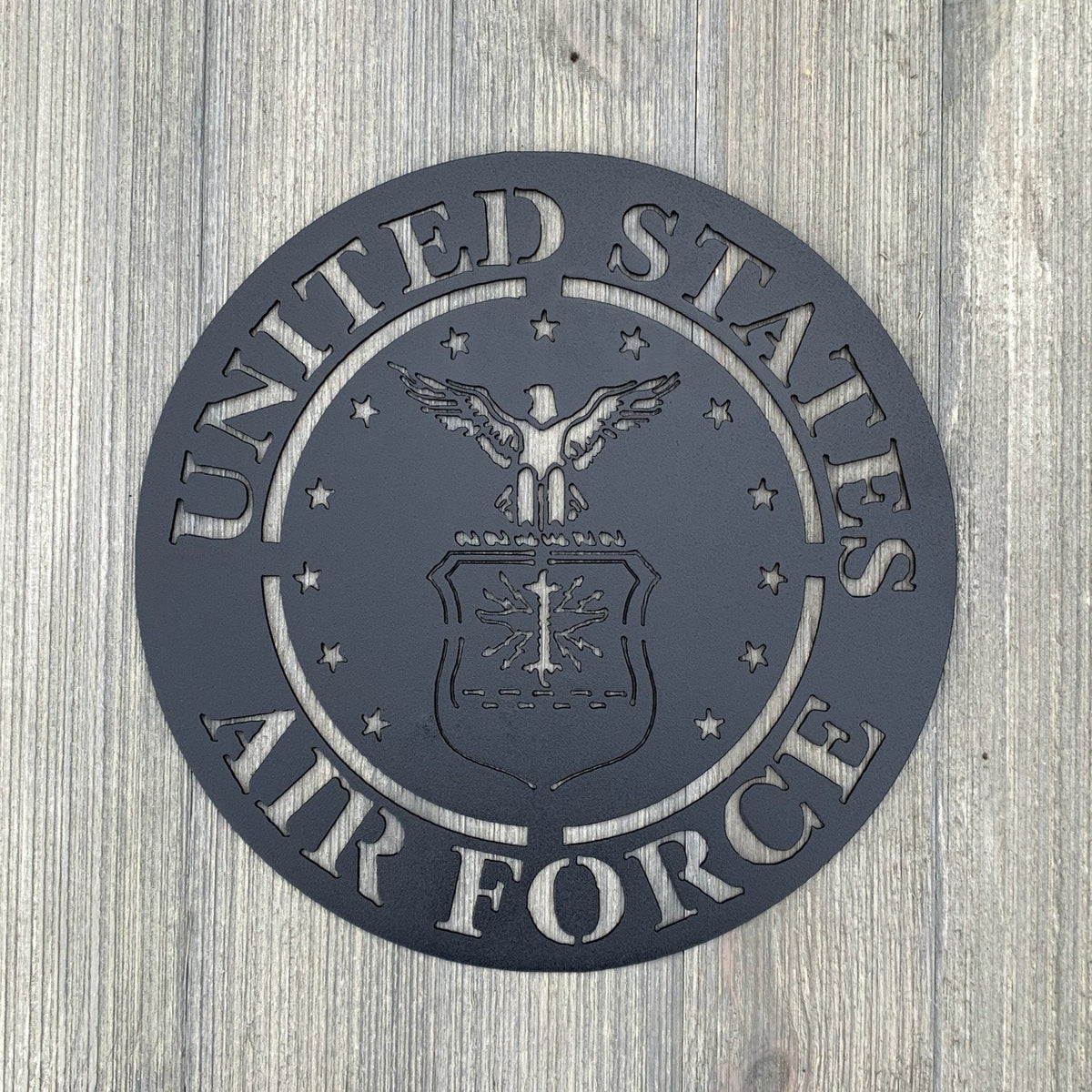 United States Airforce Metal Sign Cutout Cut Metal Sign Wall Metal Art