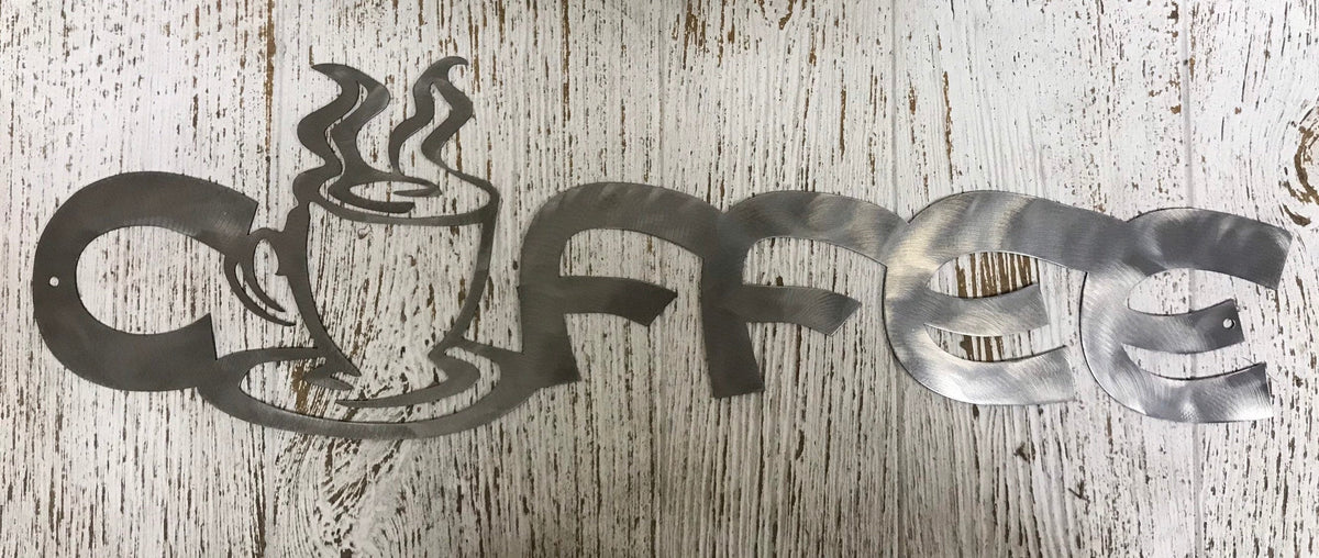 Rustic Metal Coffee Decor Metal House Sign