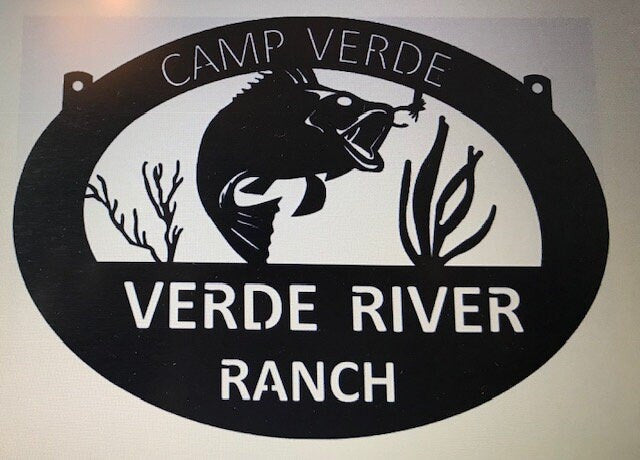 Metal Sign Fish Underwater Scene Metal House Sign