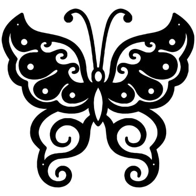 Butterfly Three Butterflies Butterflies Butterfly Metal Wall Decor