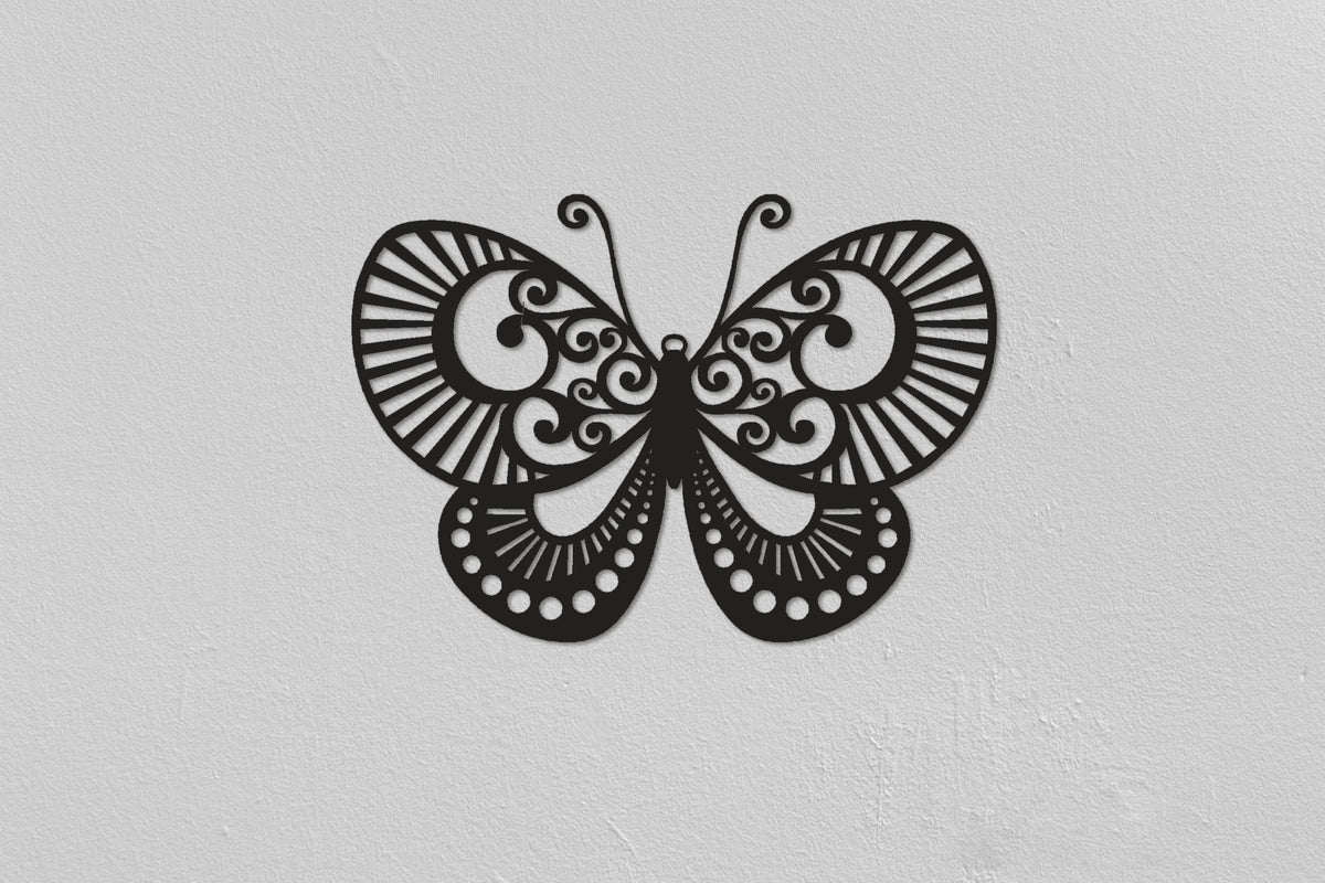 Butterfly Christmas Gifts Animals Metal Art Wall Decor Living Room Wall Decor Bedroom Wall Decor Metal Wall Hanging