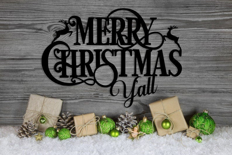 Merry Christmas Y'all Ornament