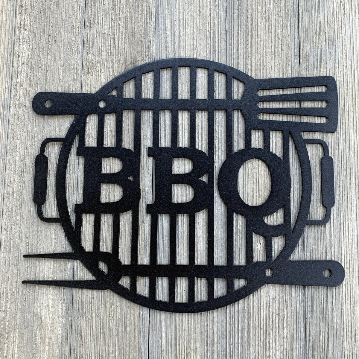 Bbq Metal Sign Cutout Cut Metal Sign Wall Metal Art