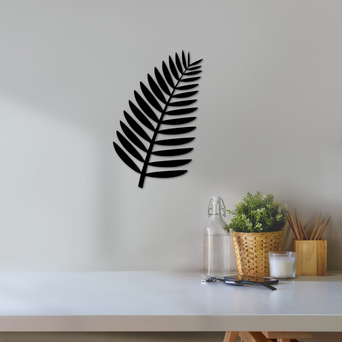 Palm Tree Leaf Metal Palm Leaf Decor Hawaiian Art Coastal Decor Tropical Leaf Art Pool House Decor Beach Art Coastal Decor