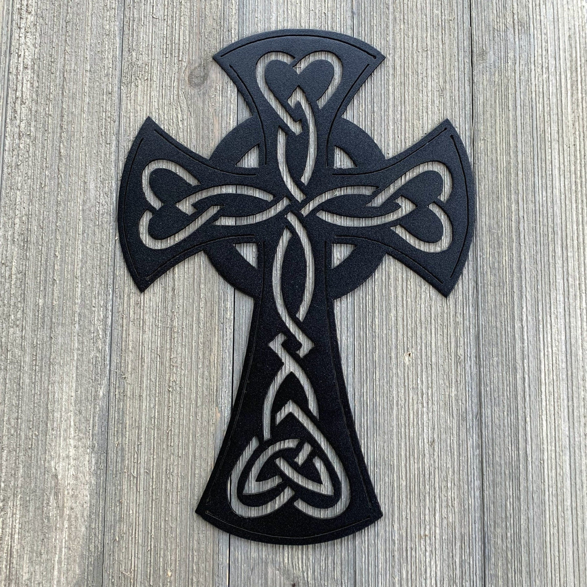 Celtic Cross Metal Sign Cutout Cut Metal Sign Wall Metal Art