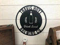 Personalized Brewery Metal Sign Gift For Him Boyfriend Gift Husband Gift Housewarming Gift