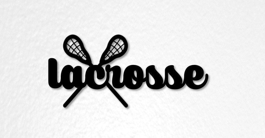 Lacrosse Lax Forever Metal Sign Cut Metal Sign Wall Decor