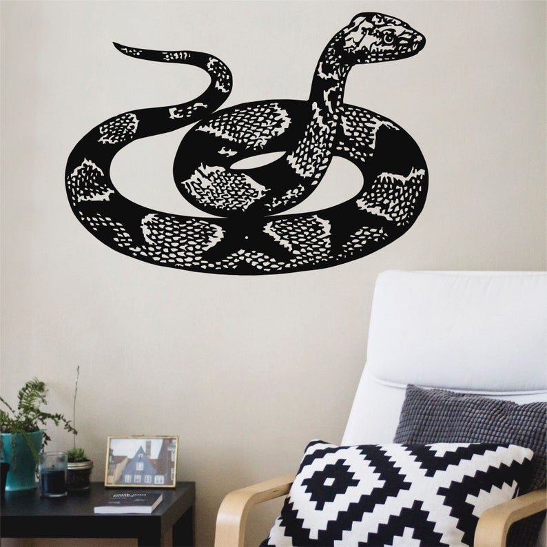 Metal Wall Decor Snake Metal Snake Decor Animal Art Wall Hanging Home Living Room Interior Decoration Snake Sign