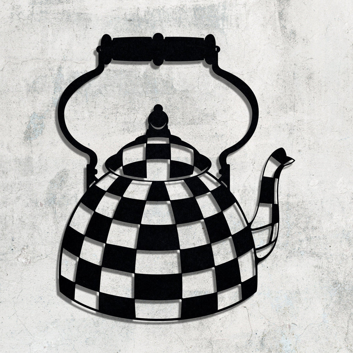 Kitechen Wall Decor Kettle Metal Wall Sign Metal Wall Hanging Gift Interior Wall Decor