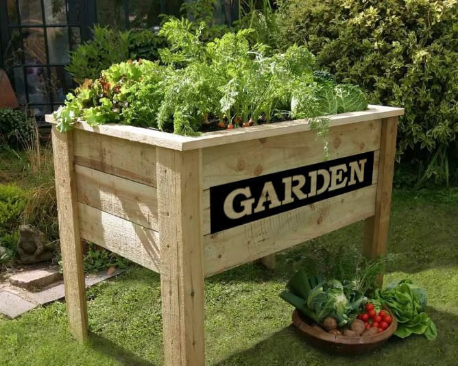 Garden Sign Metal Garden Sign Custom Garden Sign Garden Decor Raised Garden Sign Garden Art