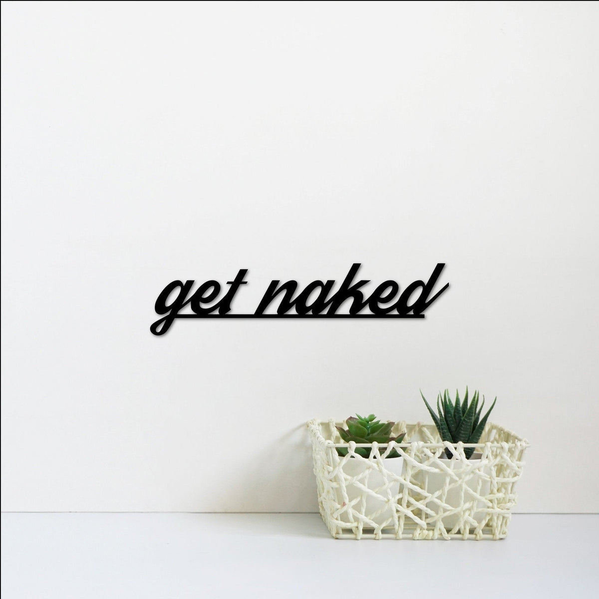 Get Naked Metal Sign Bathroom Decor Metal Word Art Cursive Words For The Wall Master Bath Decor Funny Bathroom Signs