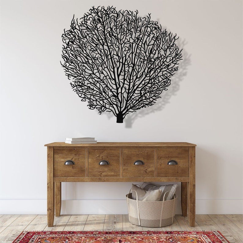 Metal Wall Decor Metal Branch Art Metal Tree Home Living Room Interior Decoration Wall Hangings