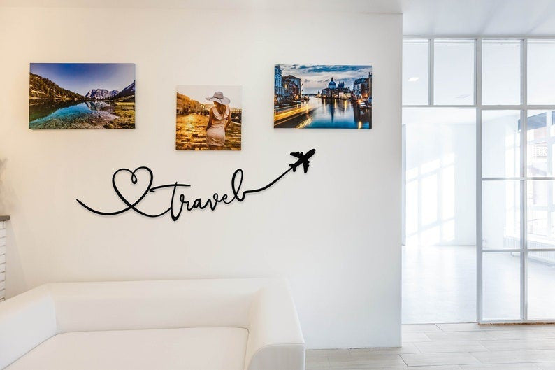 Travel Wall Art/ Plane Wall Decor/ / Traveler Gift