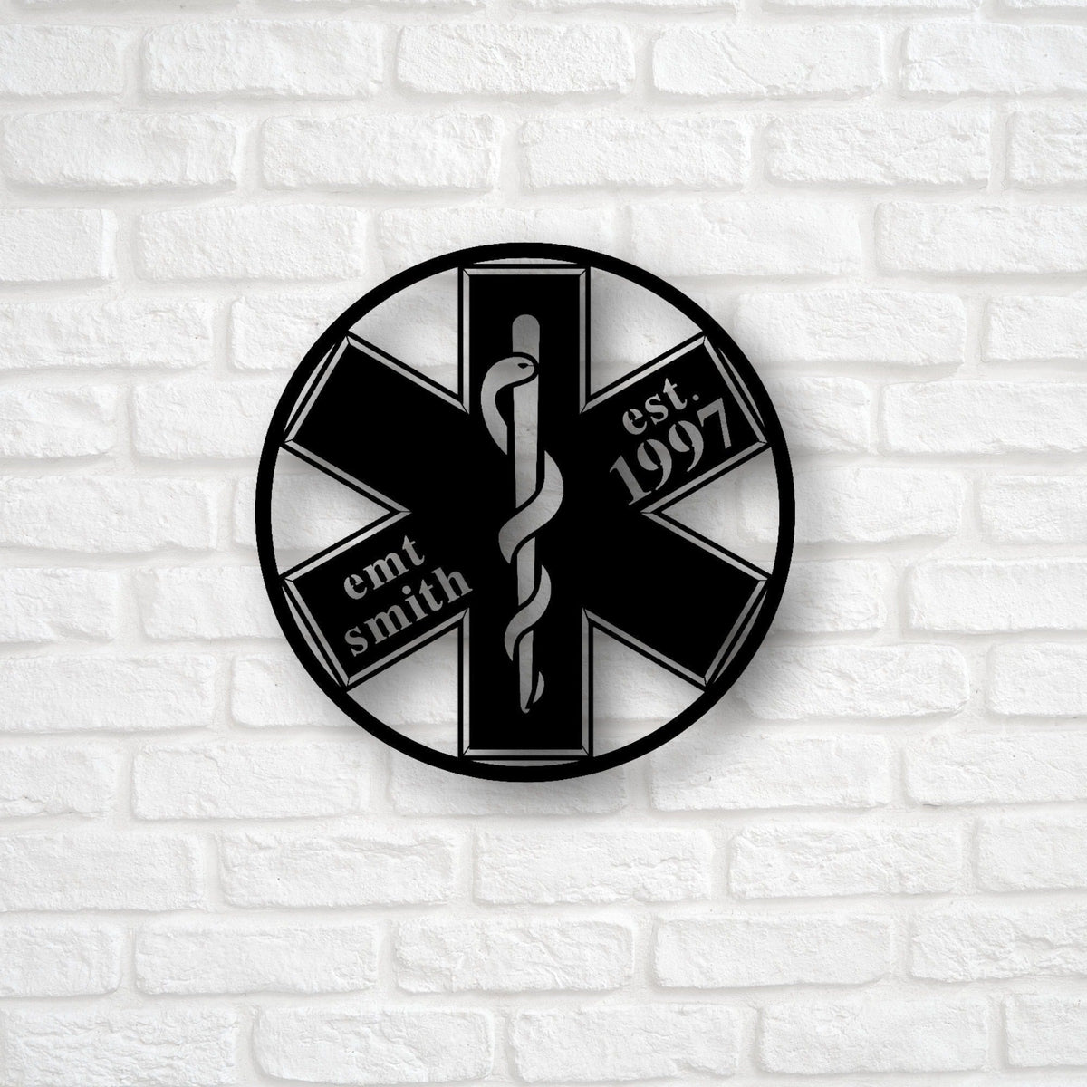 Emt Gift Ems Sign Star Of Life Ems Door Decor Ems Sign Paramedic Door Wreath Paramedic Sign Front Door Wreath Paramedic Gift Sign