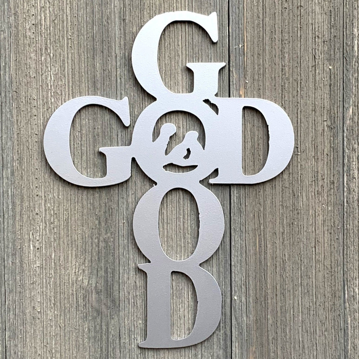 God Is Good Metal Sign Cutout Cut Metal Sign Wall Metal Art