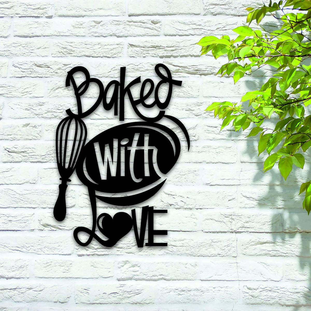 Baked With Love Kitchen Wall Decor Kitchen Metal Sign