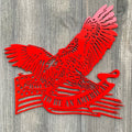 Proud To Be An American Metal Sign Cutout Cut Metal Sign Wall Metal Art