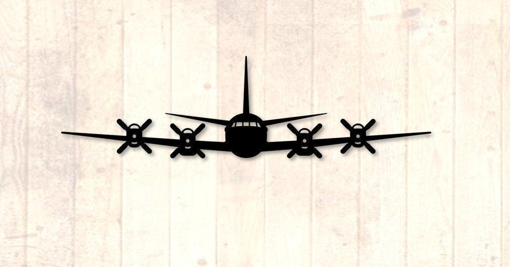 P3c Orion Gear Up Naval Aircraft Metal Sign Cut Metal Sign Wall Decor