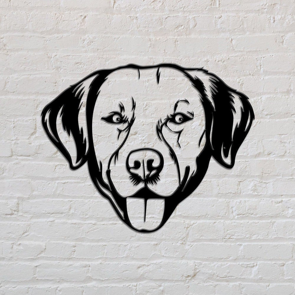 Labrador Garden Stake Or Outdoor Garden Decor Art Mothers Day Gift Metal Yard Art Pet Memorial Dog Name Sign Gifts