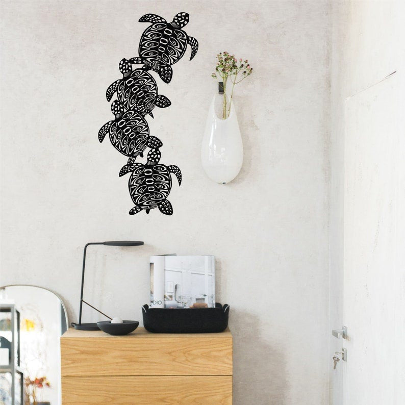 Turtle Home Office Decoration Wall Hangings Nautical Decor Interior Decoration Housewarming Gift