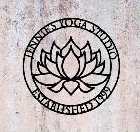 Laser Cut Metal Yoga Sign Lotus Design Metal Art Yoga Retreat Sign