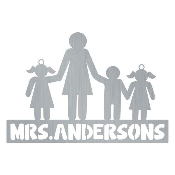 Teacher Monogram Personalized Customized Metal Signs Custom Metal Sign Custom Signs Metal Sign