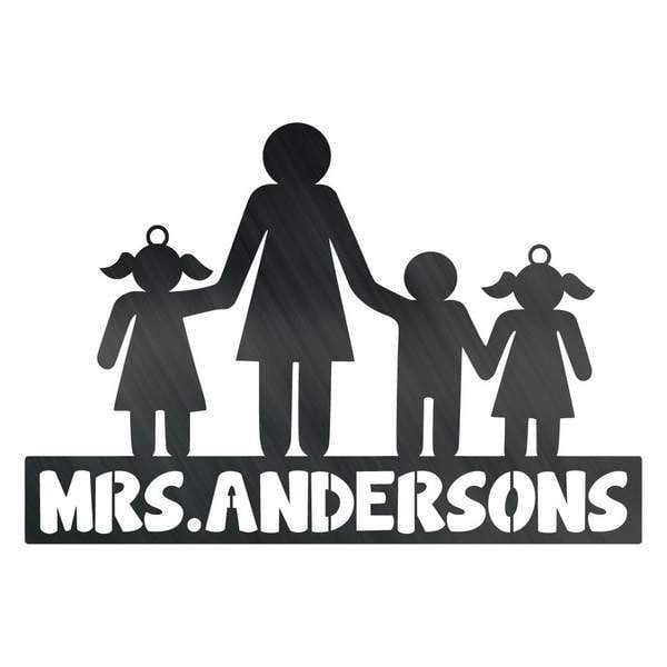 Teacher Monogram Personalized Customized Metal Signs Custom Metal Sign Custom Signs Metal Sign