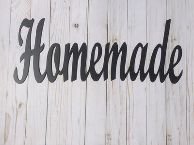Homemade Metal Sign Farmhouse Decor Housewarming Gift Metal Words Wide Letter Metal Sign