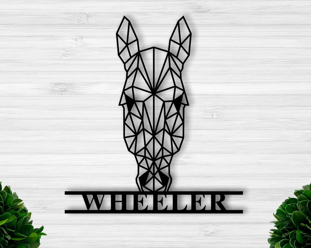 Custom Metal Sign For Horse Ranch Sign Horse Farm Signs Metal Horse Decor Horse Gift For Horse Lover Pony Lover Sign Equestrian Decor