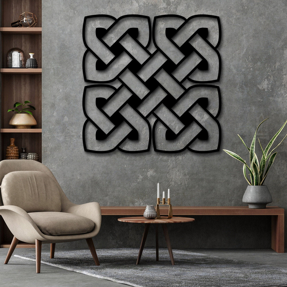 Celtic Metal Wall Sign Metal Wall Hanging Symbol Symbol Wall Sign Gift For Her Celtic Knot Wall Art