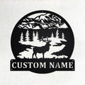 Custom Elk Hunting Personalized Elk Hunter Name Sign Decoration For Room Elk Hunting Custom Elk Hunting