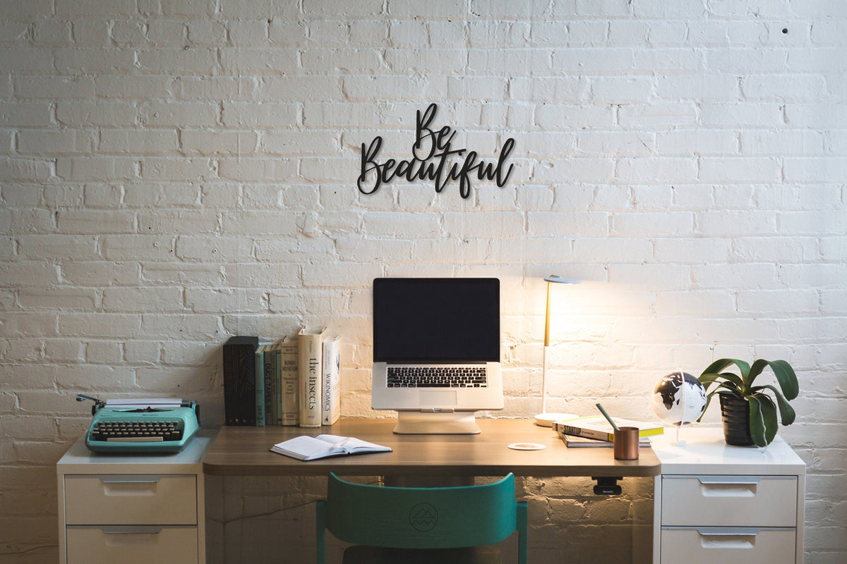 Be Beautiful Christmas Gifts Lettering Wall Decor Living Room Special Design New Home Gifts Farmhouse Decor