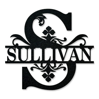 Custom Regal Monogramhousewarming Gift Personalized Metal Sign Custom Metal Sign
