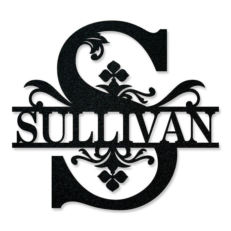 Custom Regal Monogramhousewarming Gift Personalized Metal Sign Custom Metal Sign