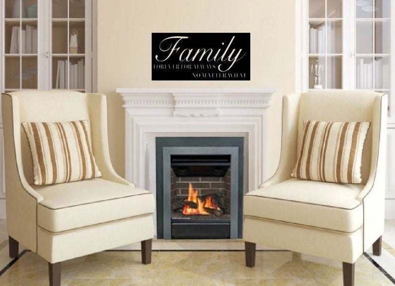 Family Forever For Always Not Matter What Metal Monogram Metal Wall Decor Metal Quote Housewarming Gift Christmas Gift