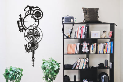 Compass Designed Mechanical Shaped Decorative Home Wall Decor Christmas Gifts Farmhouse Boussole Wall Art