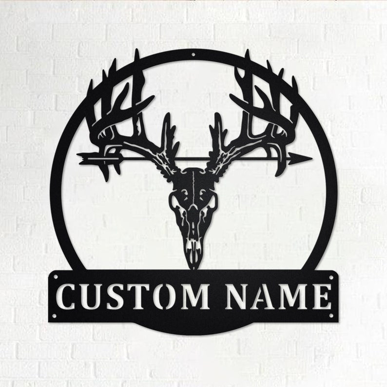 Custom Bowhunting Personalized Bowhunting Name Sign Decoration For Room Bowhunting Custom Bowhunting