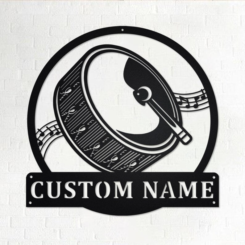 Custom Drums Musical Instrument Personalized Drums Teacher Name Sign Decoration For Room Drums Custom Drums