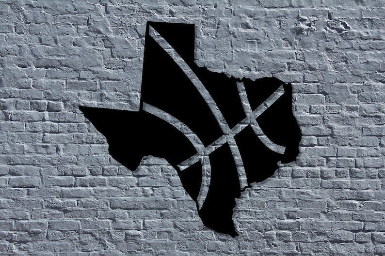 Custom Metal Basketball State Sign All 50 States Available State Decoration Basketball Stitch State Metal State Sign