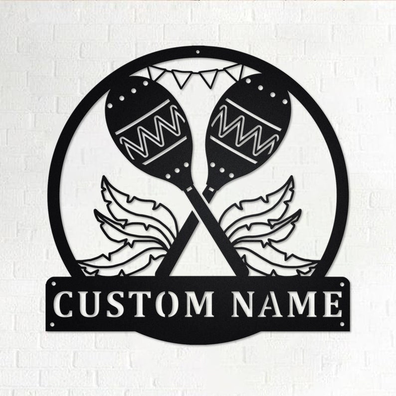 Custom Maracas Musical Instrument Personalized Maracas Teacher Name Sign Decoration For Room Maracas Maracas