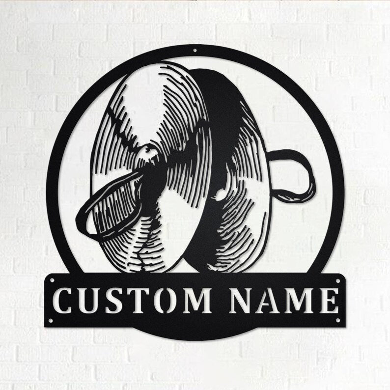 Custom Cymbal Musical Instrument Personalized Cymbal Teacher Name Sign Decoration For Room Cymbal Custom Cymbal