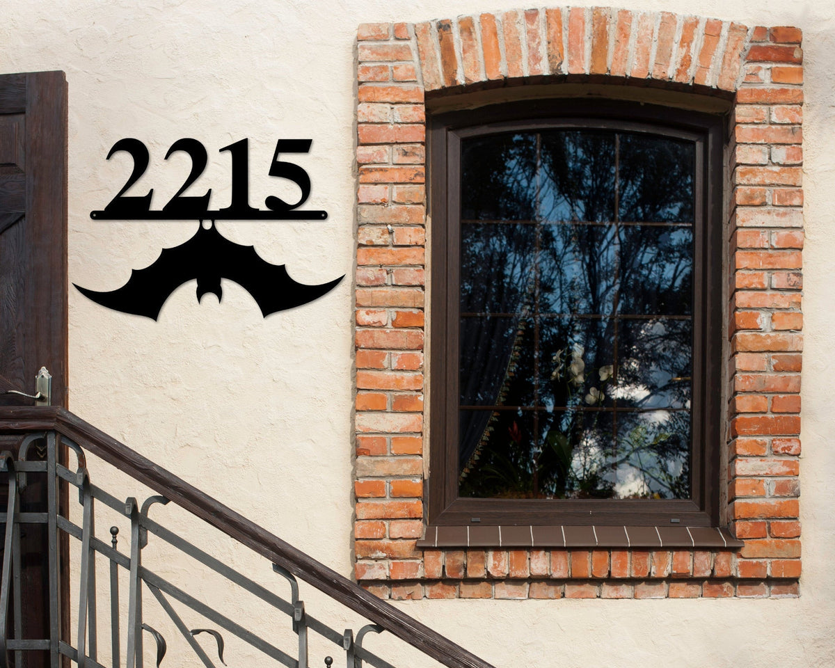 Halloween Decor Bat Halloween Decor Halloween Bat Sign Fall Decor Halloween Address Sign Bat Address Sign Metal Bat Sign Metal Bat