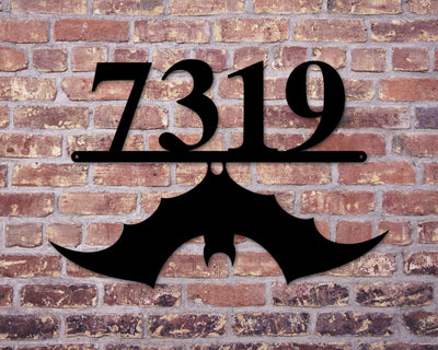 Halloween Decor Bat Halloween Decor Halloween Bat Sign Fall Decor Halloween Address Sign Bat Address Sign Metal Bat Sign Metal Bat